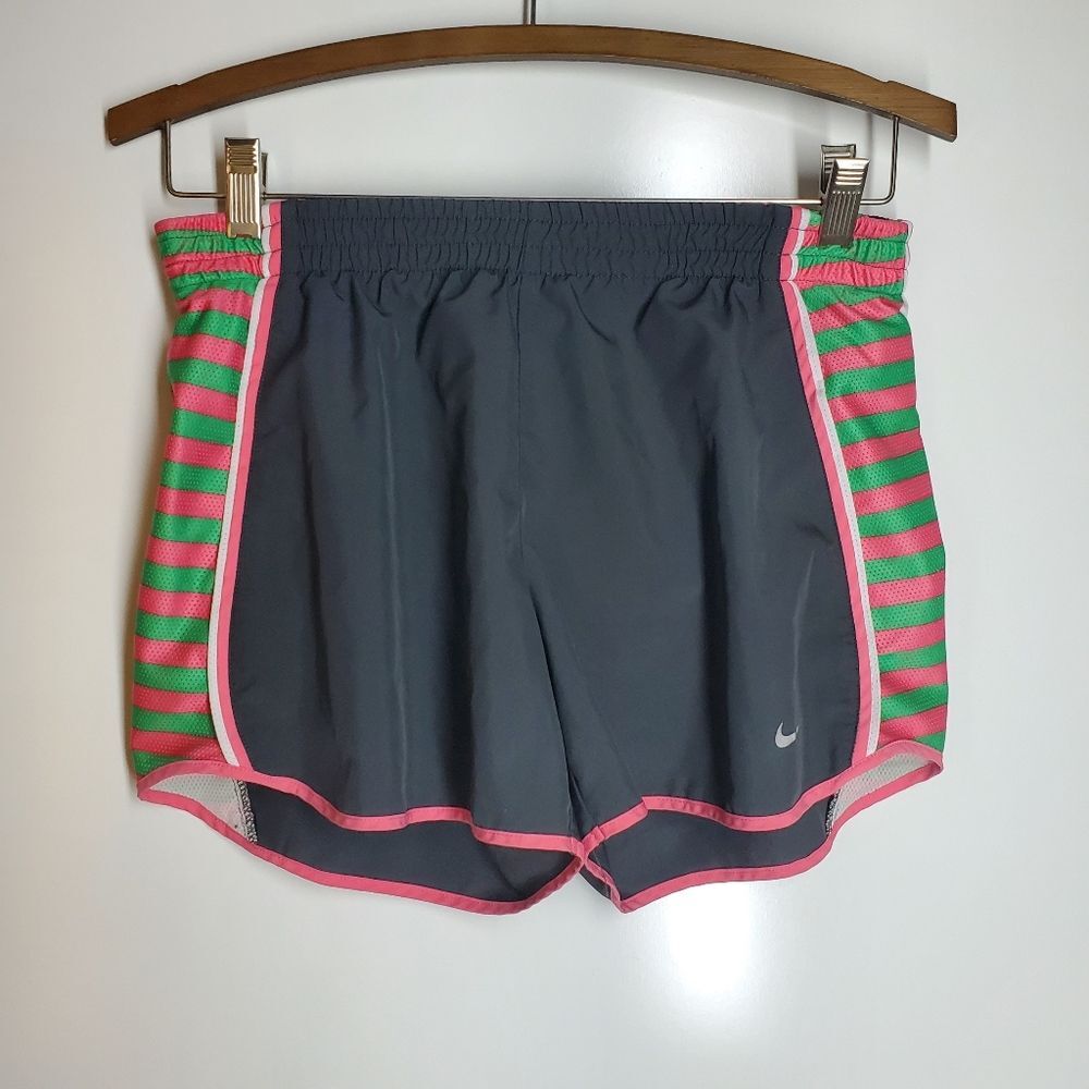 Nike Dri-Fit Pink, Green, and Black Shorts.  Size S.